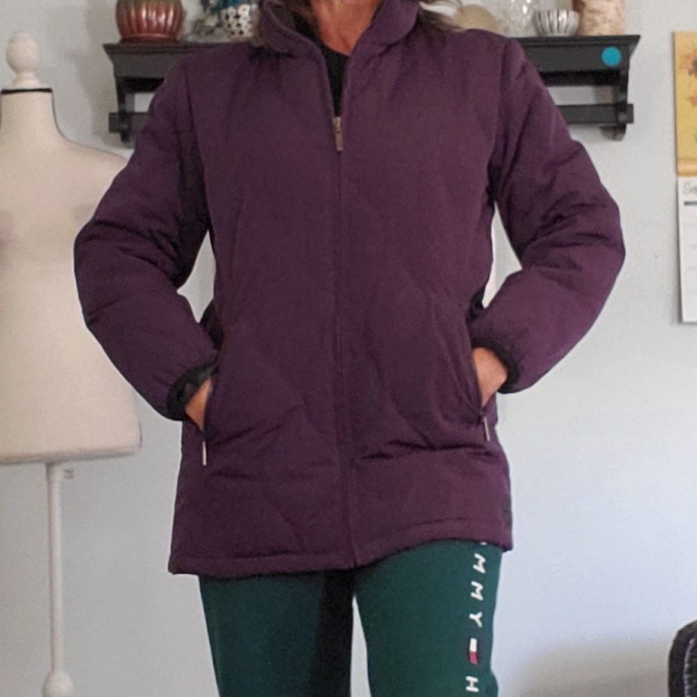 LIZ CLAIBORNE Vintage Quilted Down Puffer M